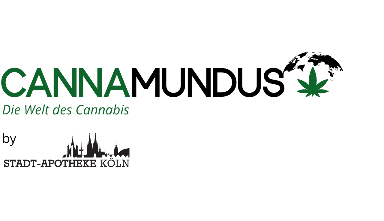Logo der Cannamundus und der Stadt-Apotheke Koeln